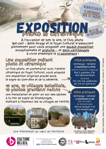 Exposition 10 ans Bel-Oeil Belle Image @ Mer de Sables de Stambruges, Rue du Grippet, n°13 7973 Stambruges